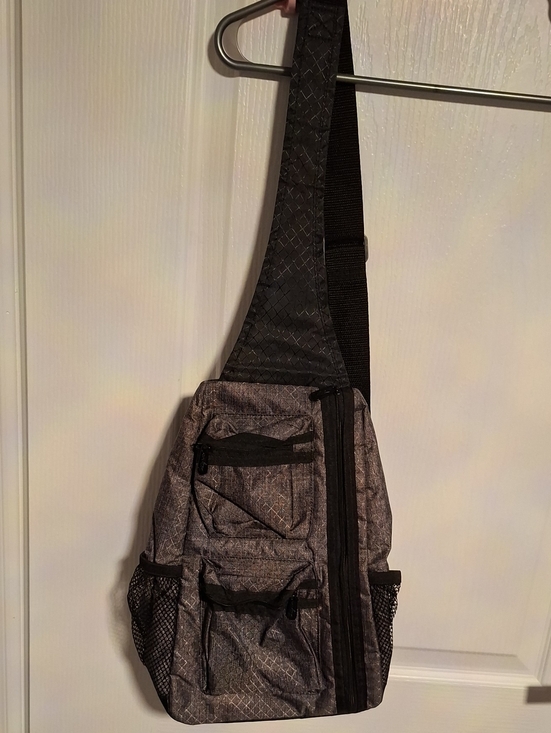thirty-one Handbags - Thirty One Unisex Gray Sling Crossbody Bag‎ - Compact Everyday Carry